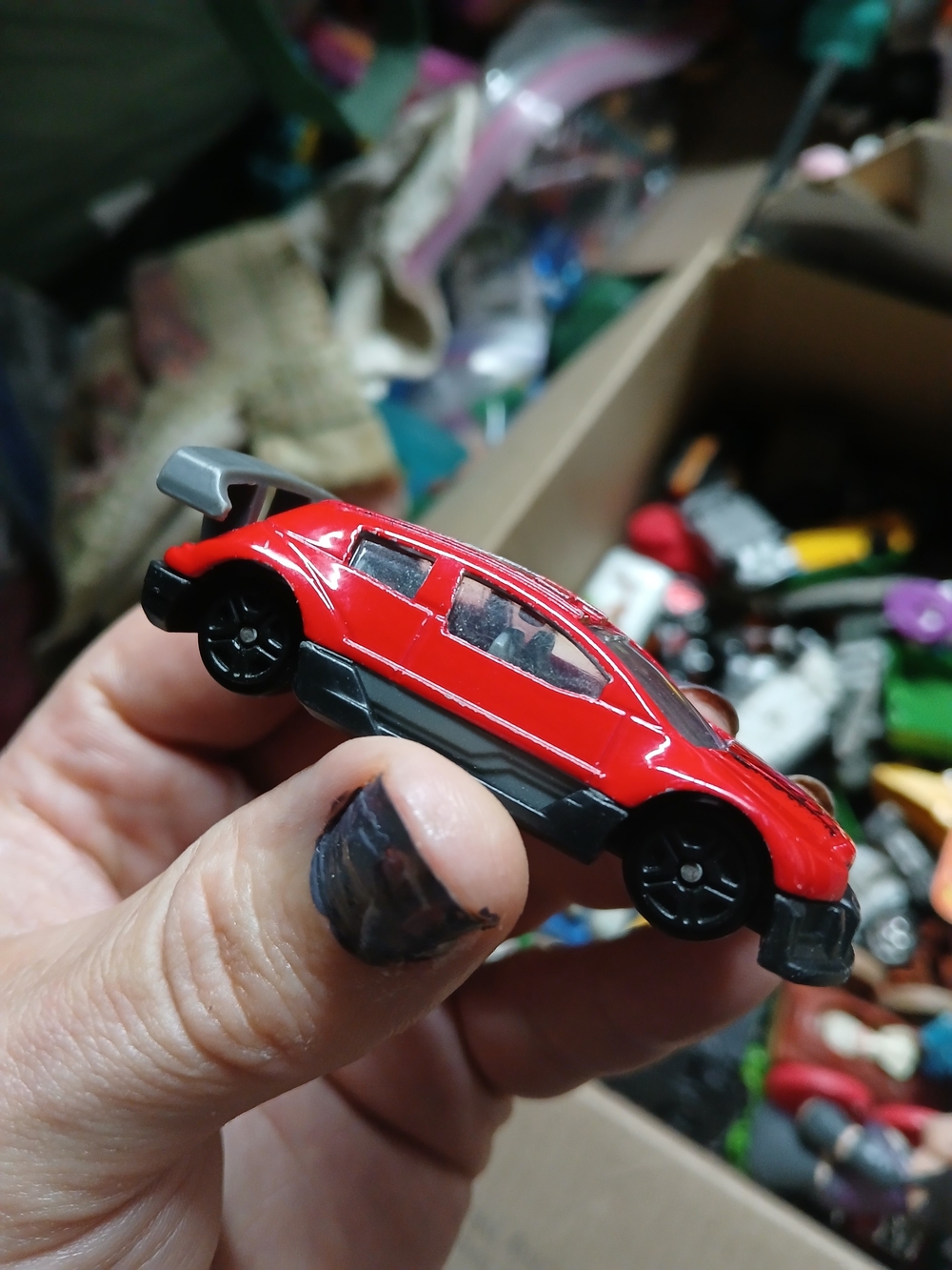 Greenbrier International "Hot Hatch" toy car from their 2021 3-pack series (item